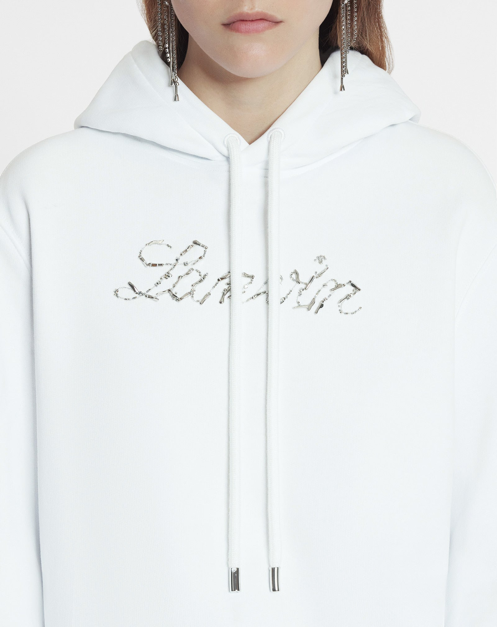 LANVIN BEAD EMBROIDERED HOODIE - 5