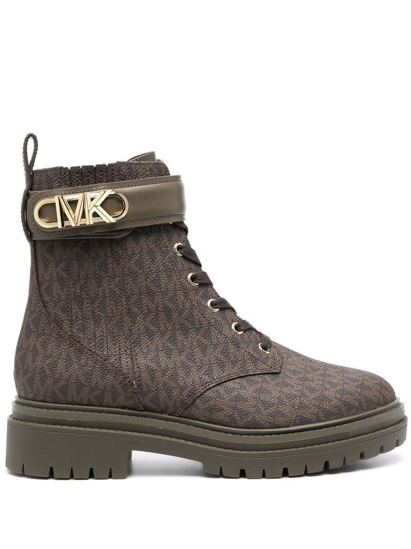Parkler monogram ankle boots 1