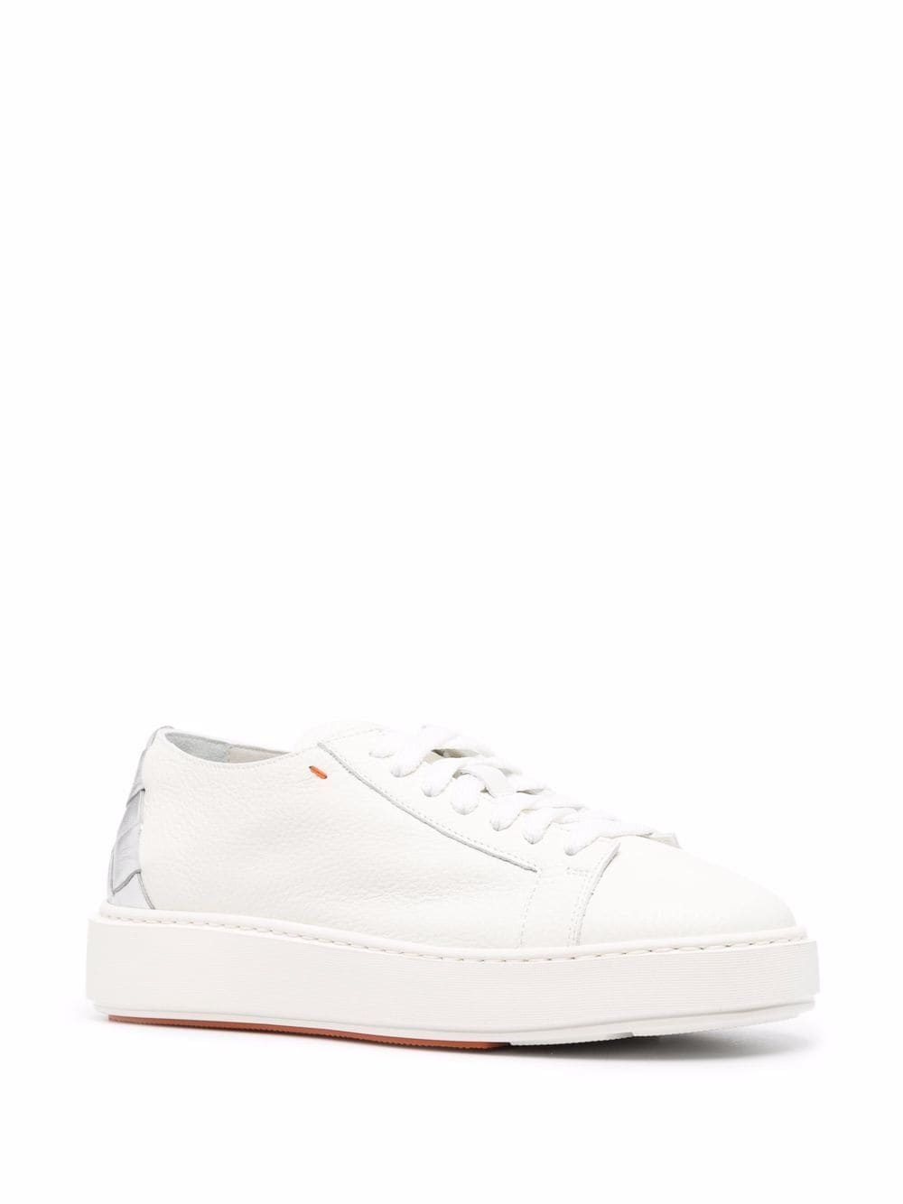 Derby leather low-top sneakers - 2