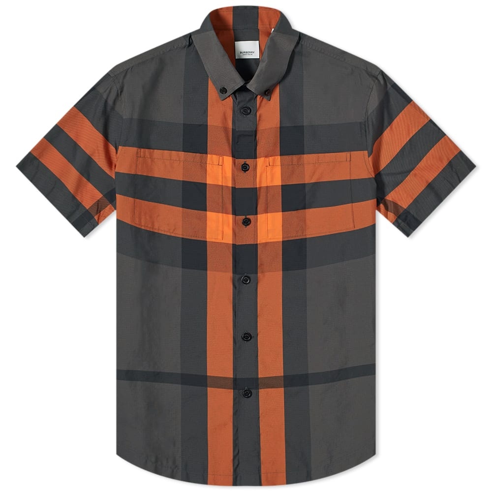 Burberry Short Sleeve Thames Large Check Shirt - 1