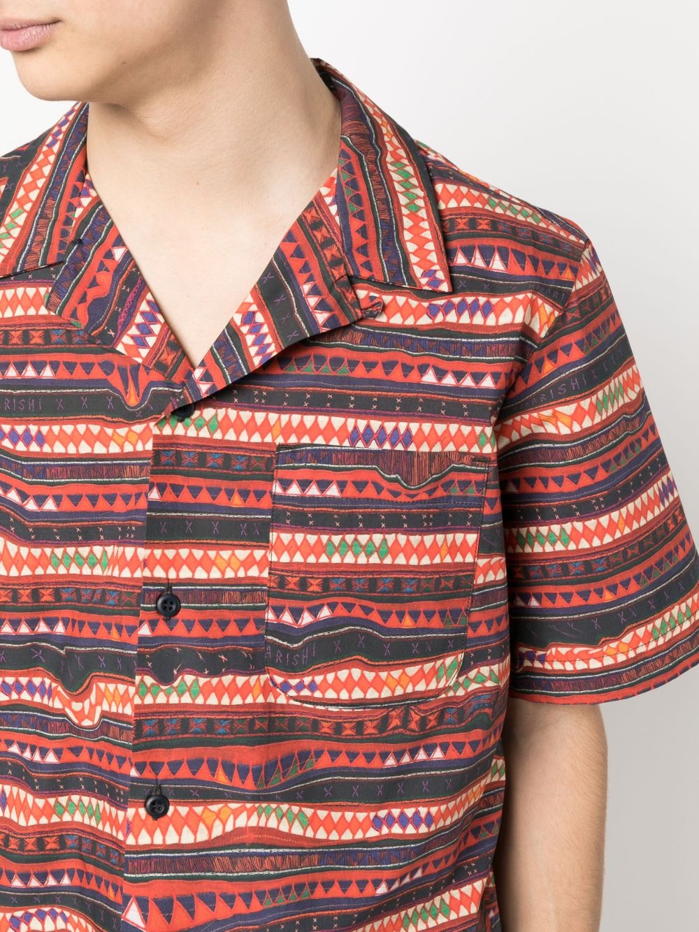 short-sleeve organic cotton shirt - 5
