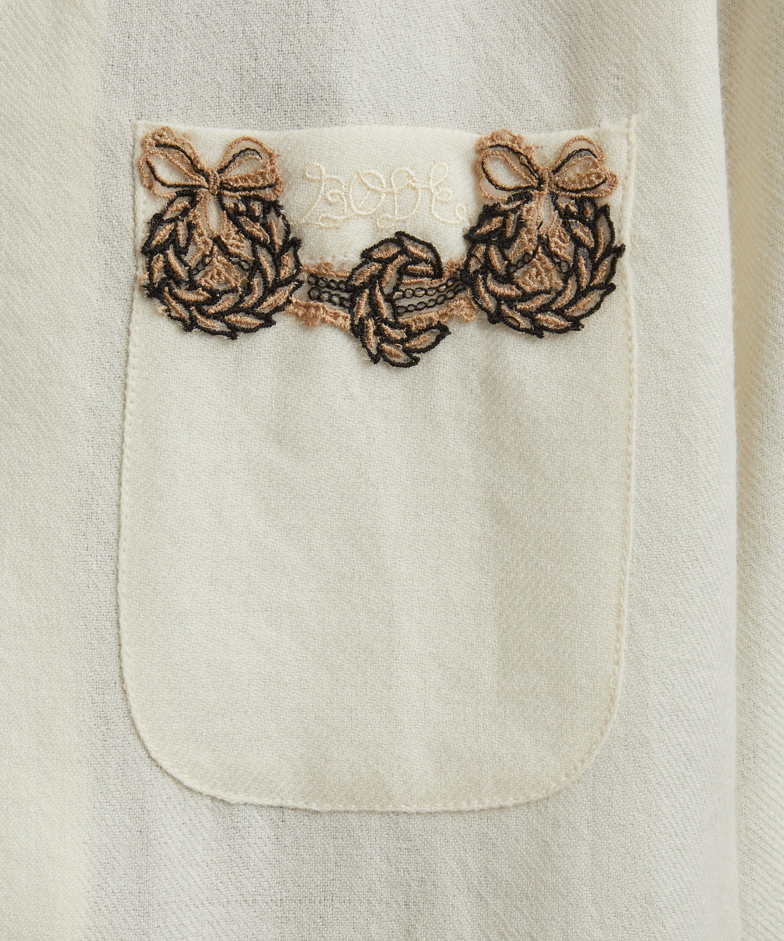 Cream Laurelist Overshirt - 5