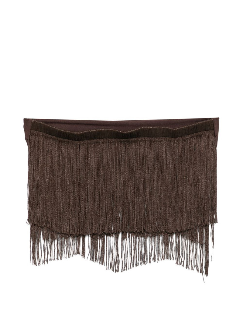 Dara fringe-detail cotton top 1