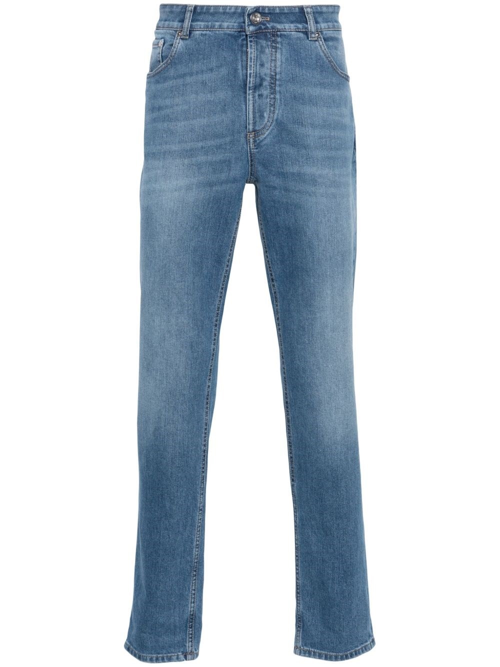 Denim cotton jeans - 1