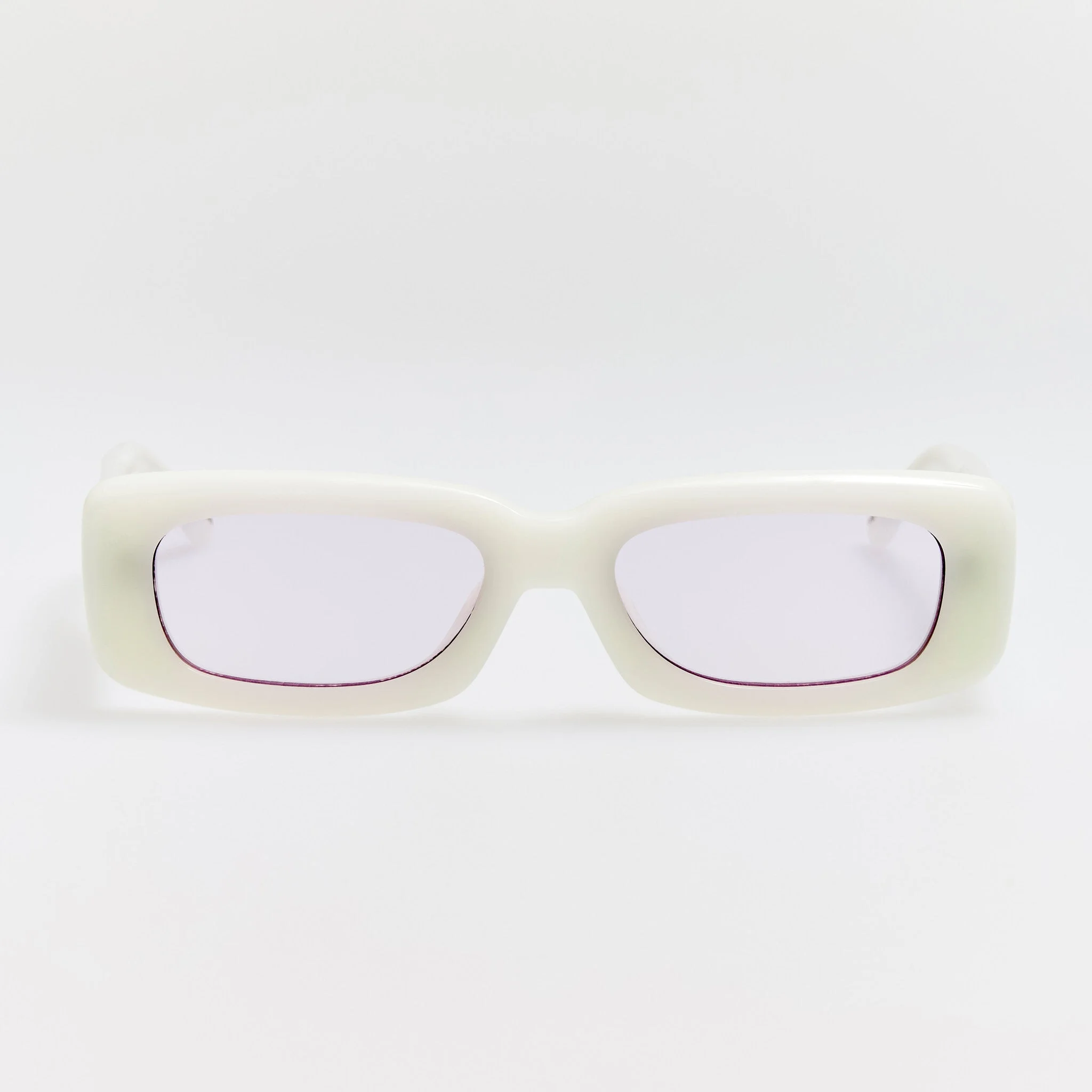 Mini Marfa Sunglasses in White - 1