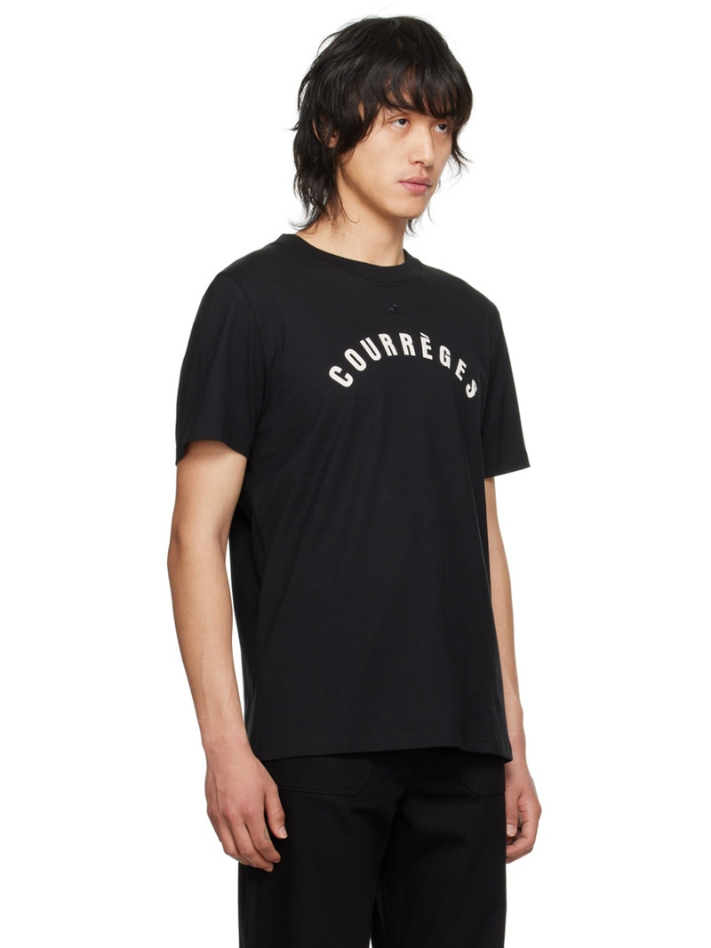 courrèges Black AC Straight T-Shirt outlook