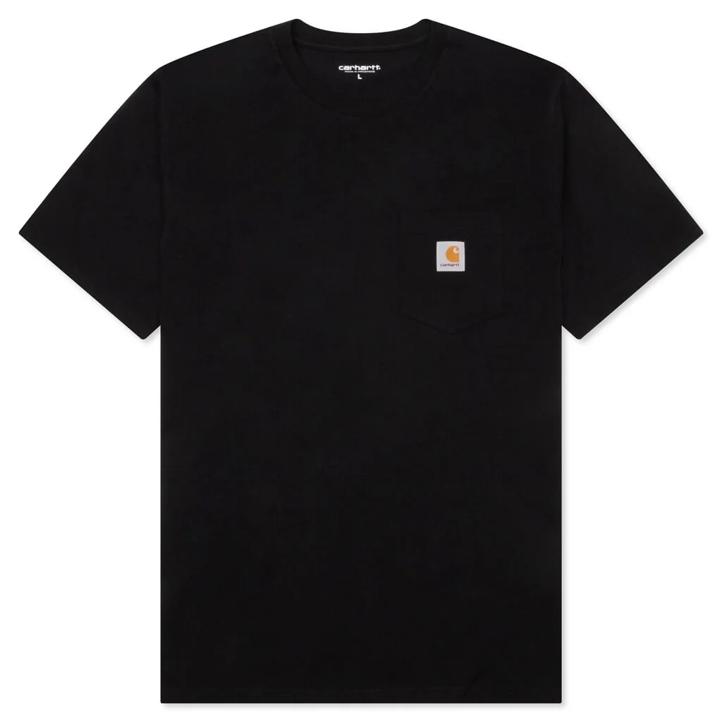 POCKET S/S T-SHIRT - BLACK - 1