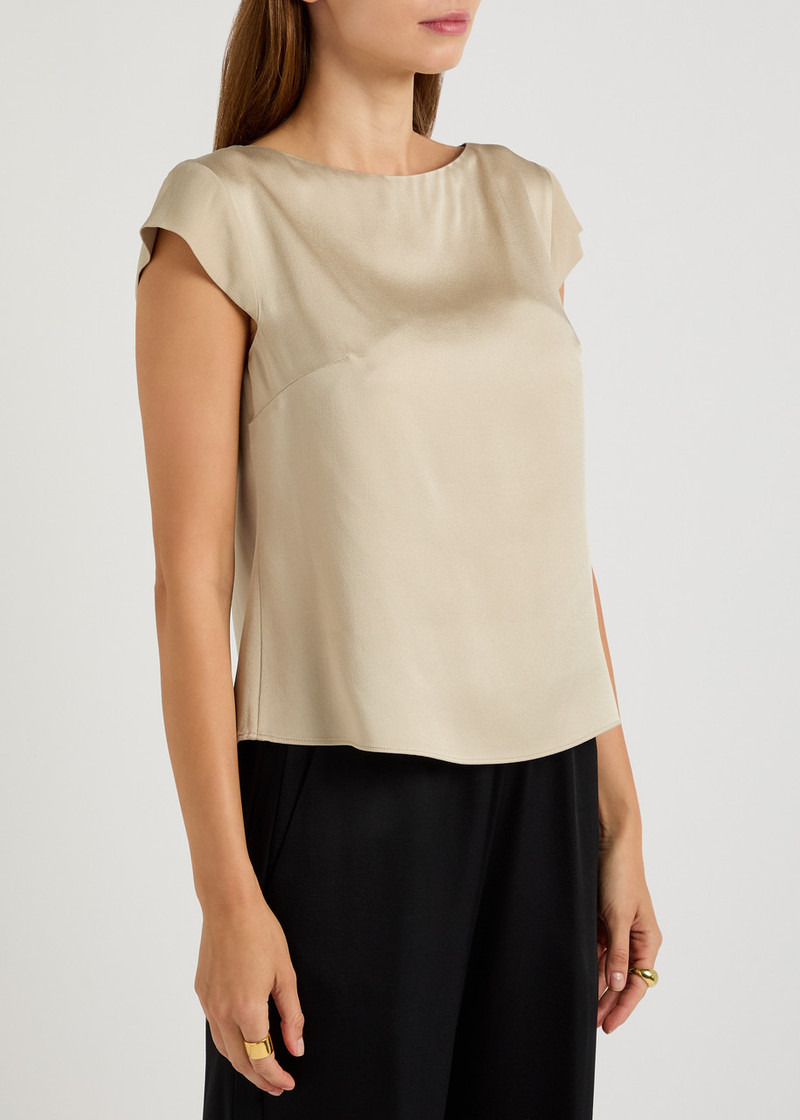 Herno Herno Crepe de Chine top outlook