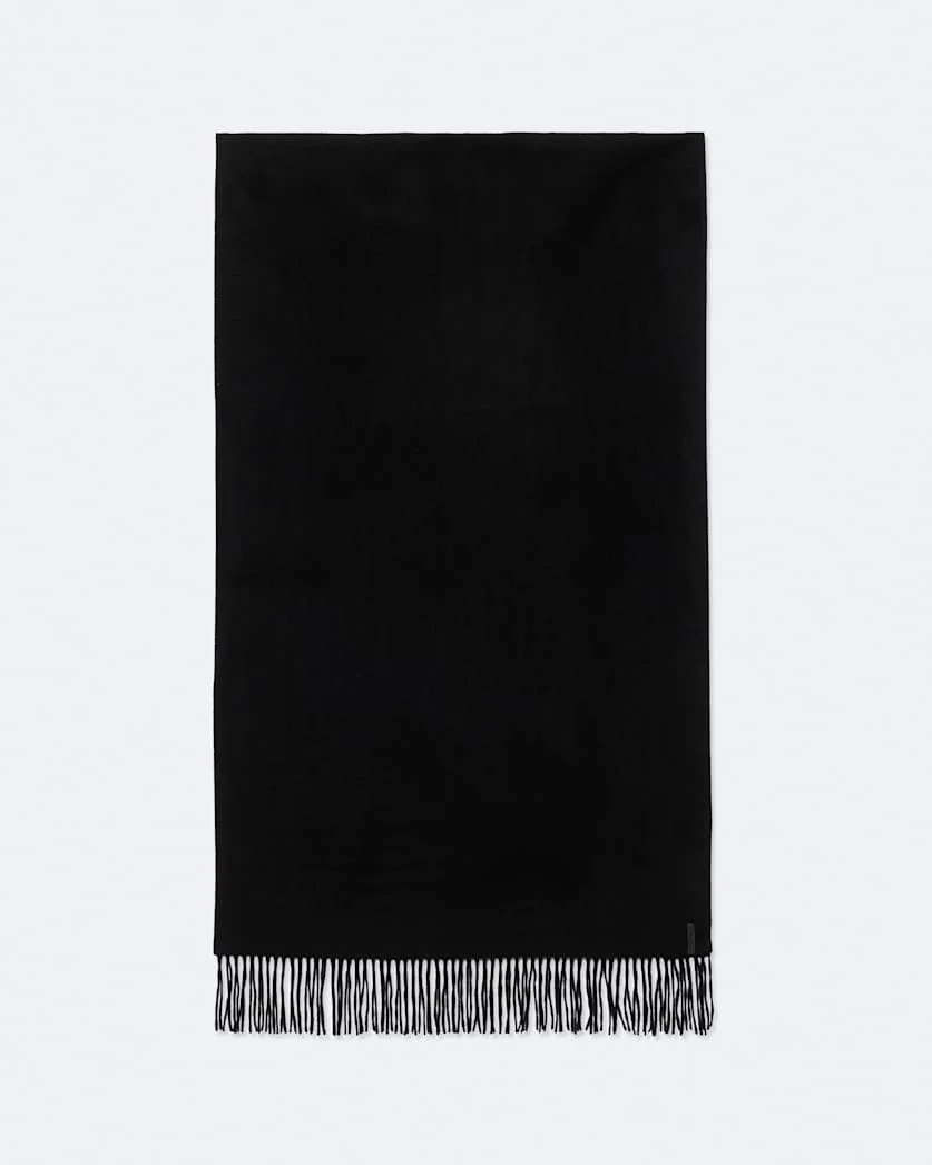 REID TASSELLED WOOL SCARF - 1