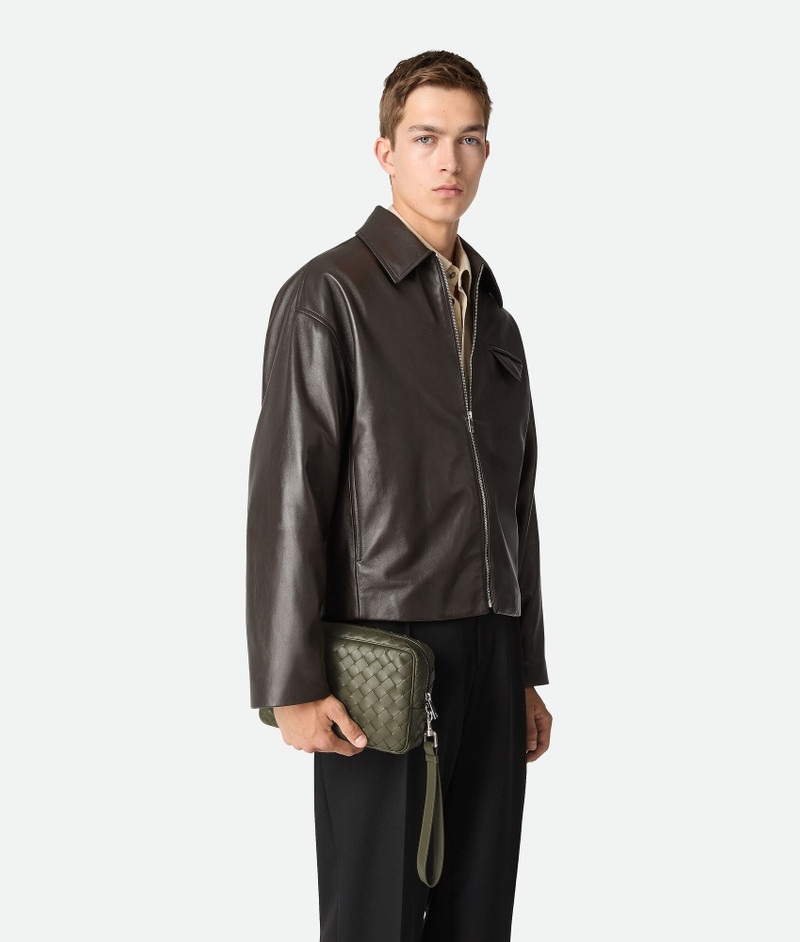 Bottega Veneta Intrecciato Pouch With Wristlet outlook