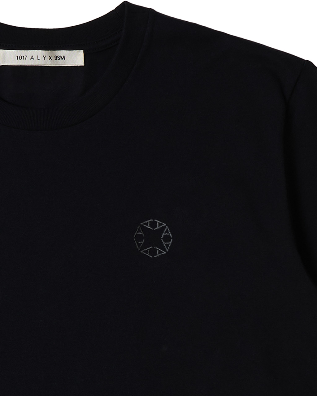 BLACK CREW NECK T-SHIRT - 3