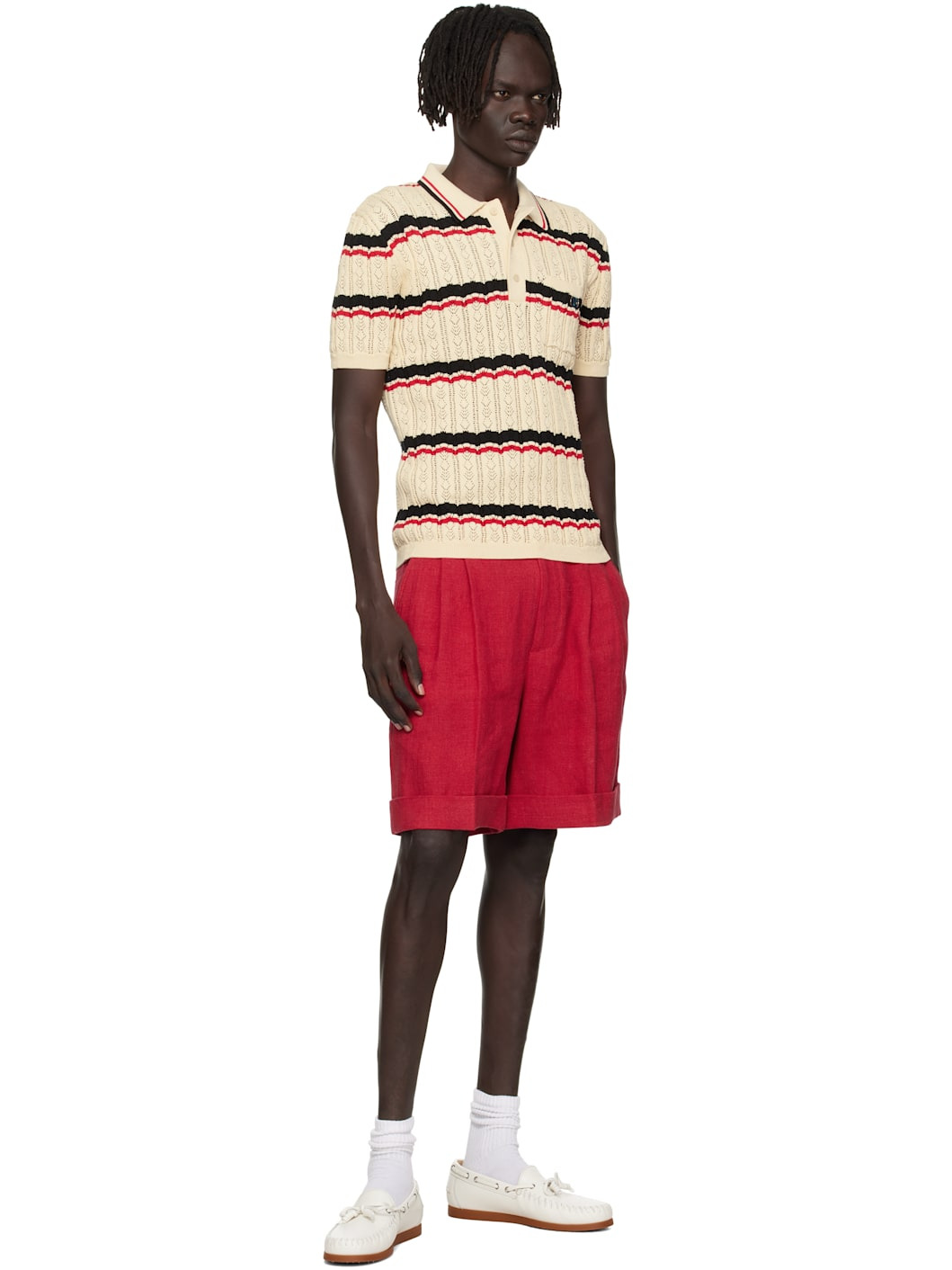 Off-White Palm Avenue Buffalo Leather Boat Shoes - 5