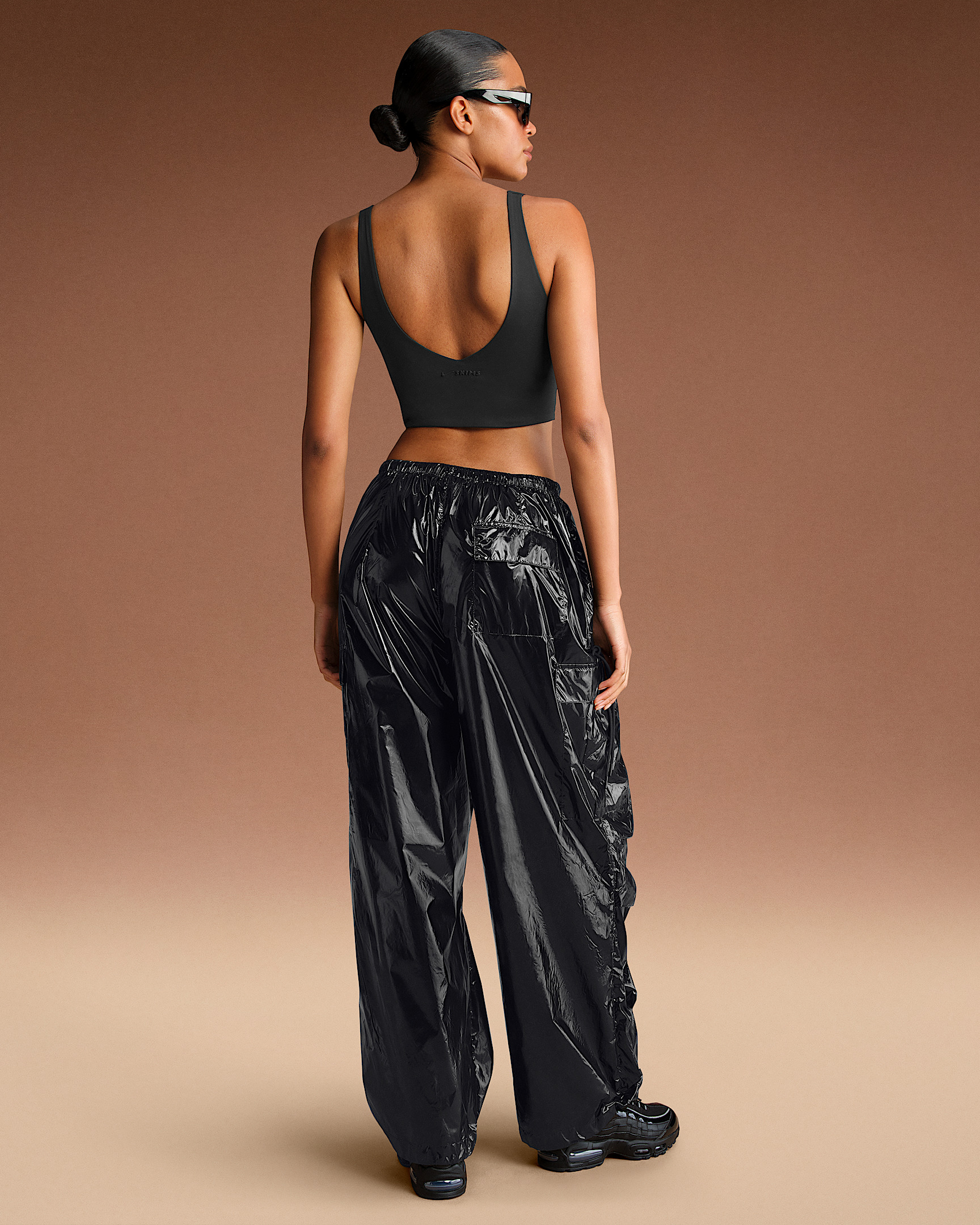 NikeSKIMS Shiny Nylon Women's Cargo Pants - 4