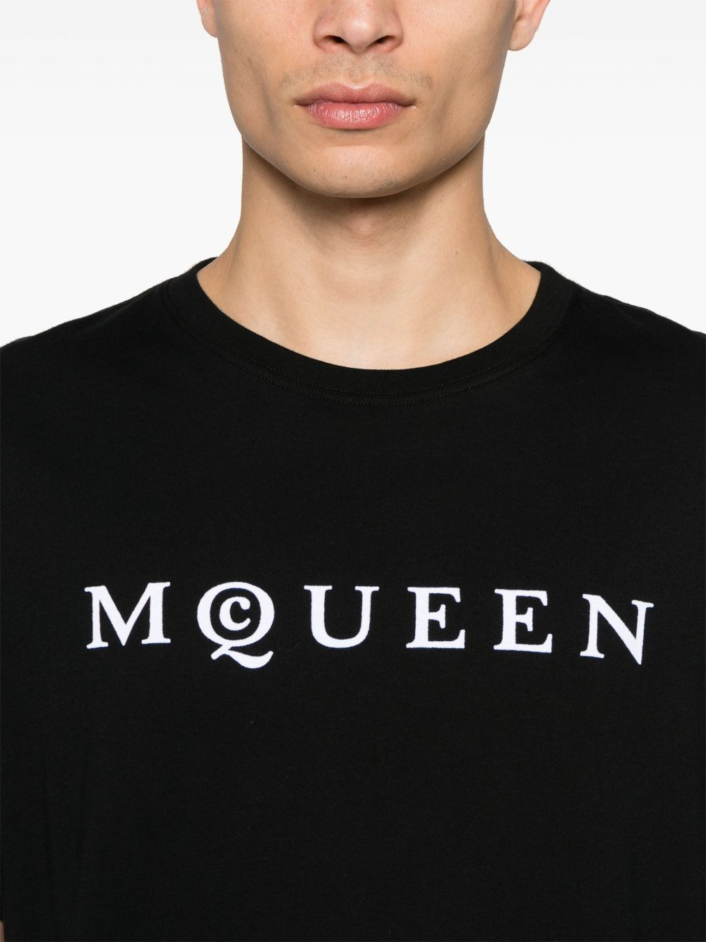 Alexander Mcqueen Men T-Shirt With Logo - 5