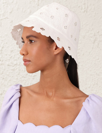 Zimmermann FLORAL EMBROIDERY BUCKET HAT outlook