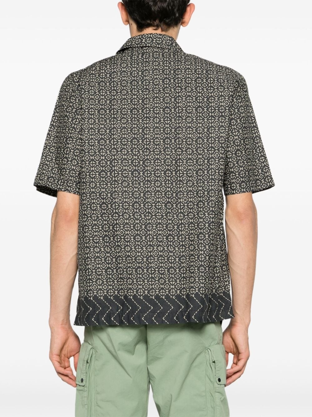 baja-print cotton shirt - 4