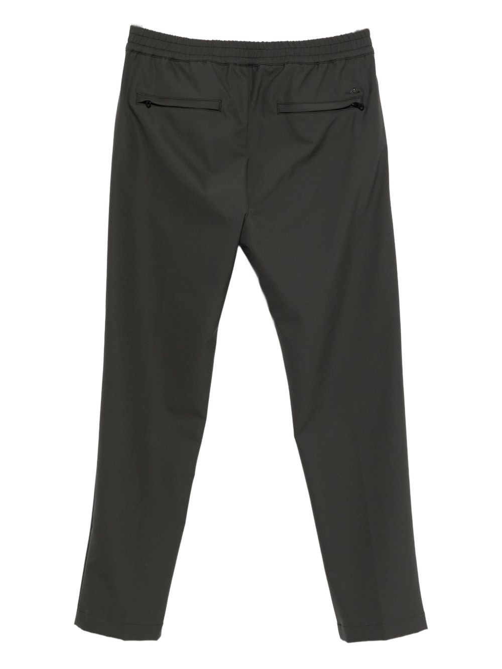 elastic-waistband trousers - 2