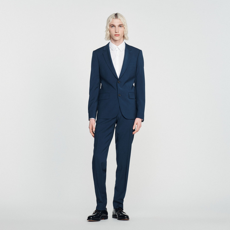 Sandro Virgin wool suit jacket outlook