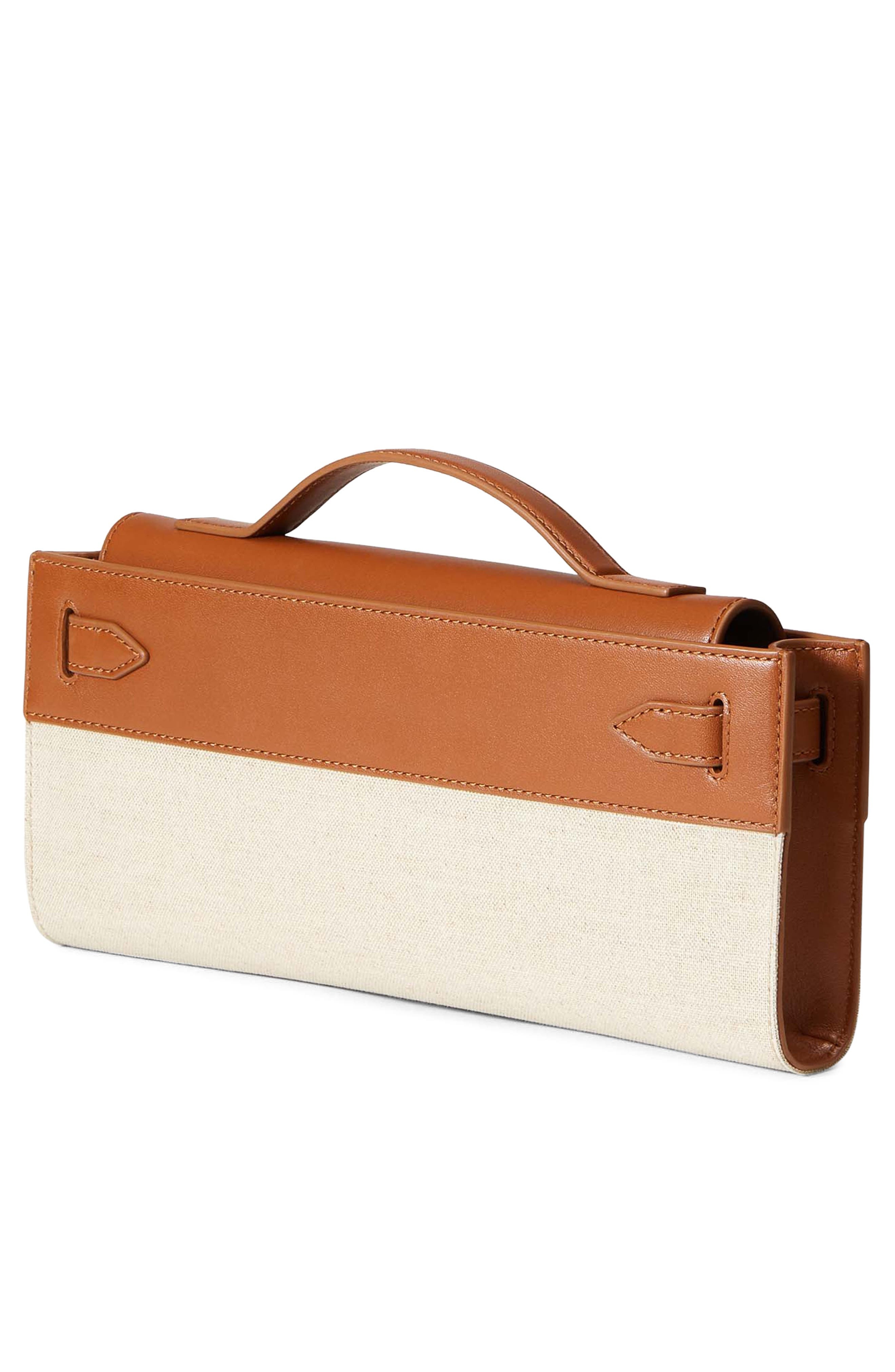 Veronica Beard Dash Clutch in Natural Hazel at Nordstrom - 3
