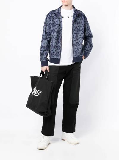 Ksubi monogram zip-up sports jacket outlook