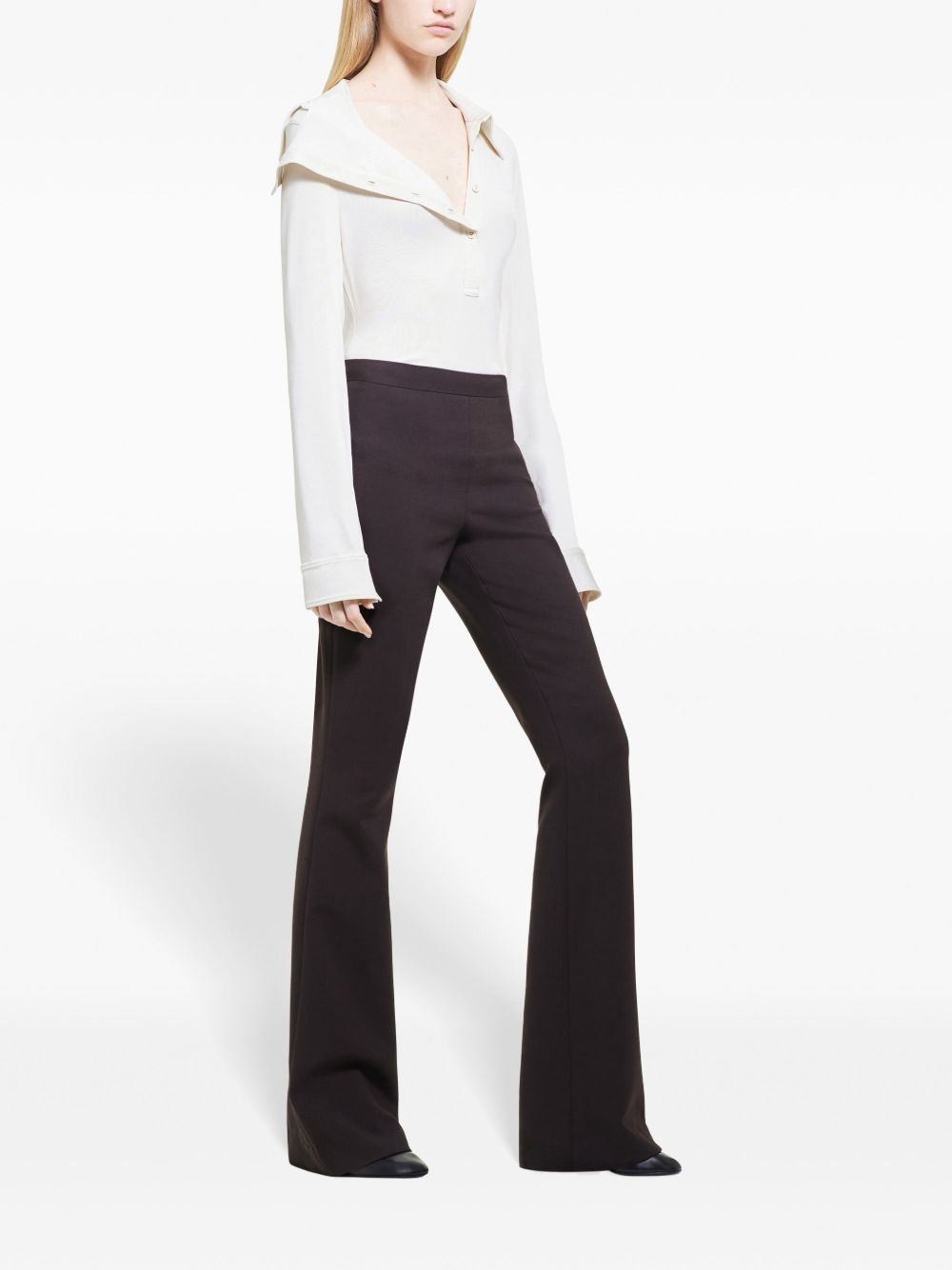 Oblique tailored trousers - 3