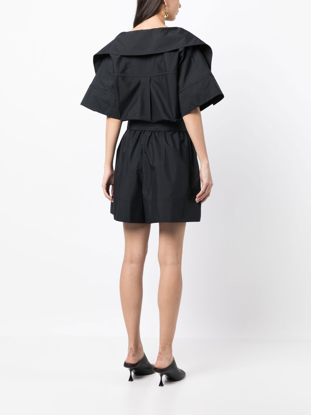 wide-collar playsuit - 4