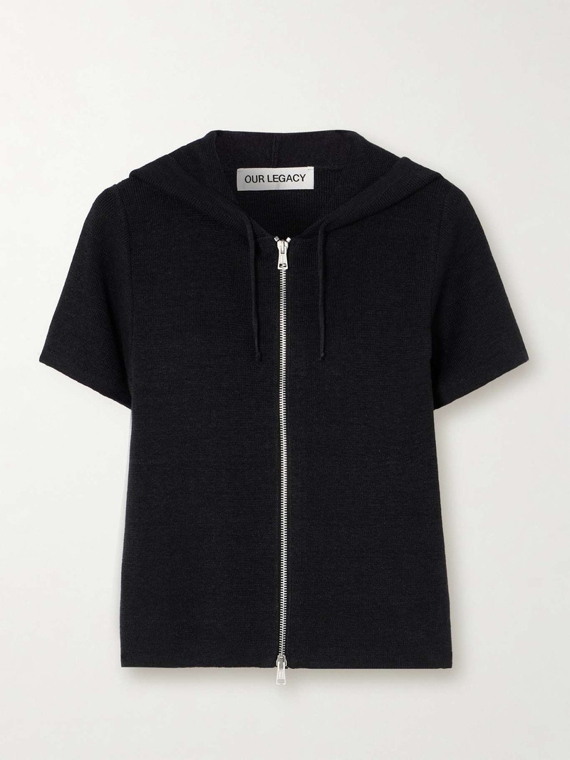 Knitted 슬림 후드 Wisconsin Refined 선 - 1