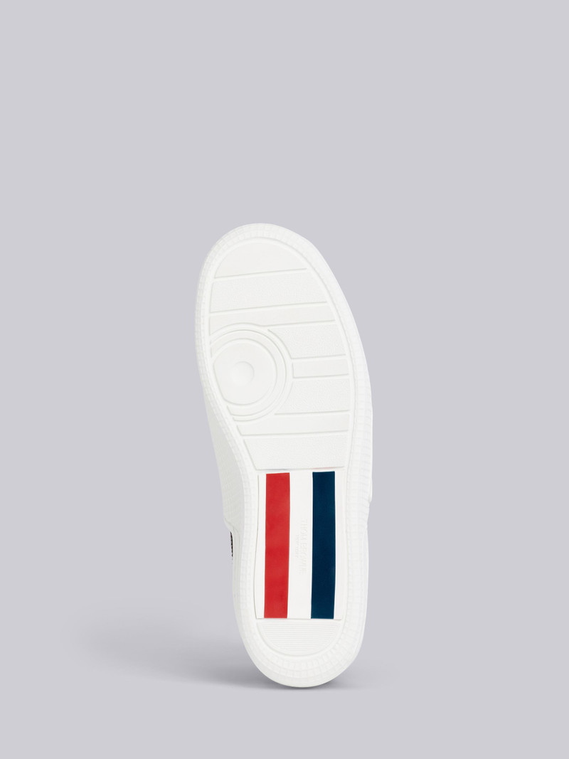 Tricolor Pebbled Calfskin Basketball High-top Trainer 5