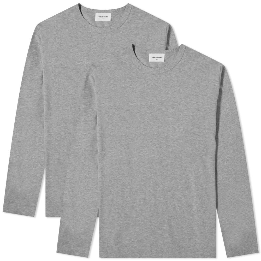 Wood Wood Emil Long Sleeve Tee 2 Pack - 1