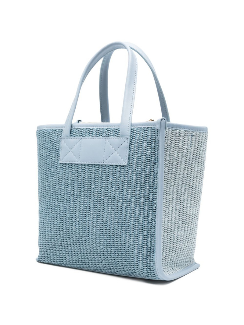 leather-trim tote bag 3