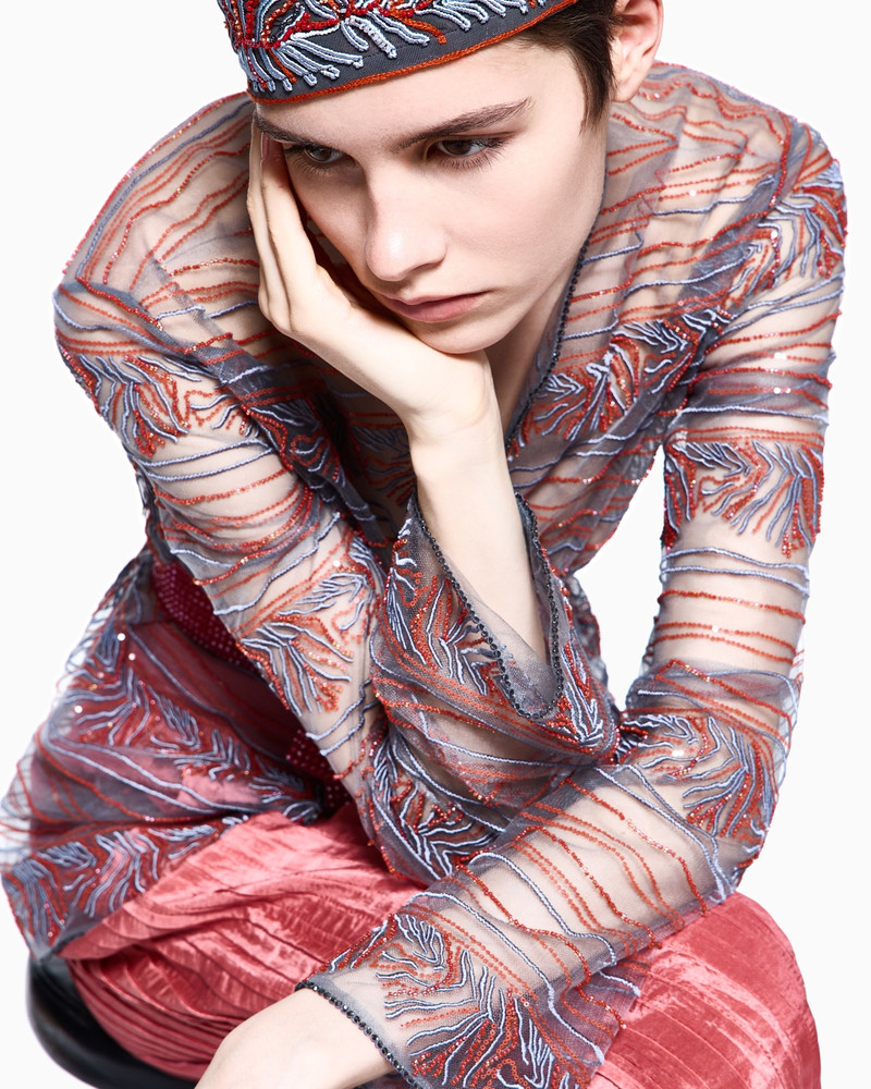 EMBROIDERED TULLE SHIRT JACKET 3
