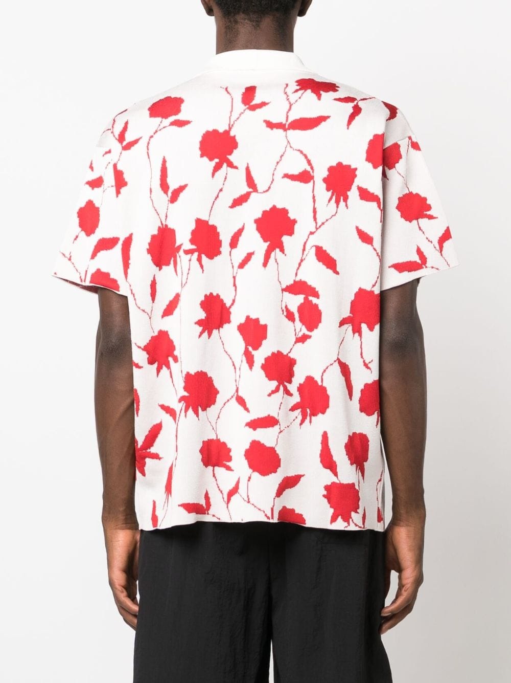 La Chemise Maille rose-jacquard shirt - 4