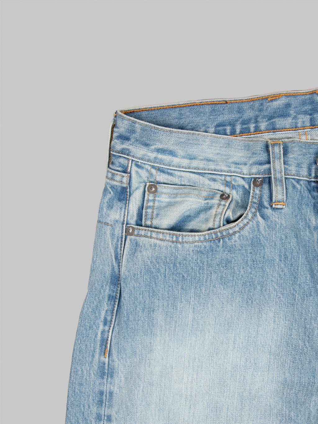 3sixteen CS-100xv vintage Wash Indigo Selvedge Classic Straight Jeans - 13