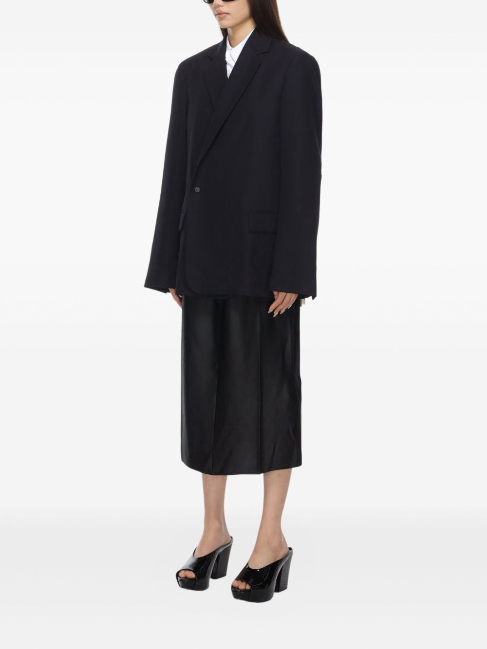 double-breasted wool jacket - 3
