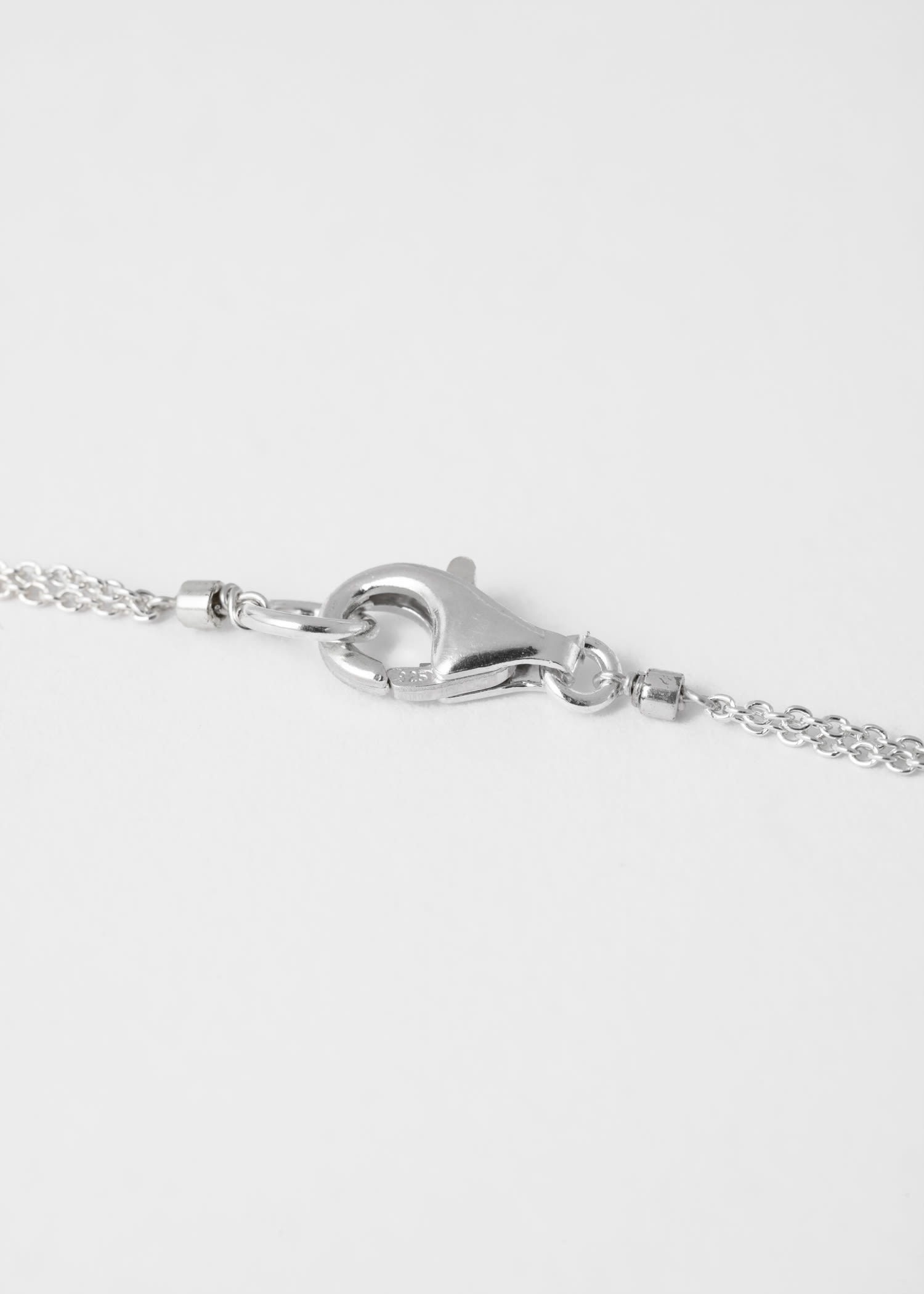 'Ayla Curve' Silver Fine Chain Necklace by Helena Rohner - 3