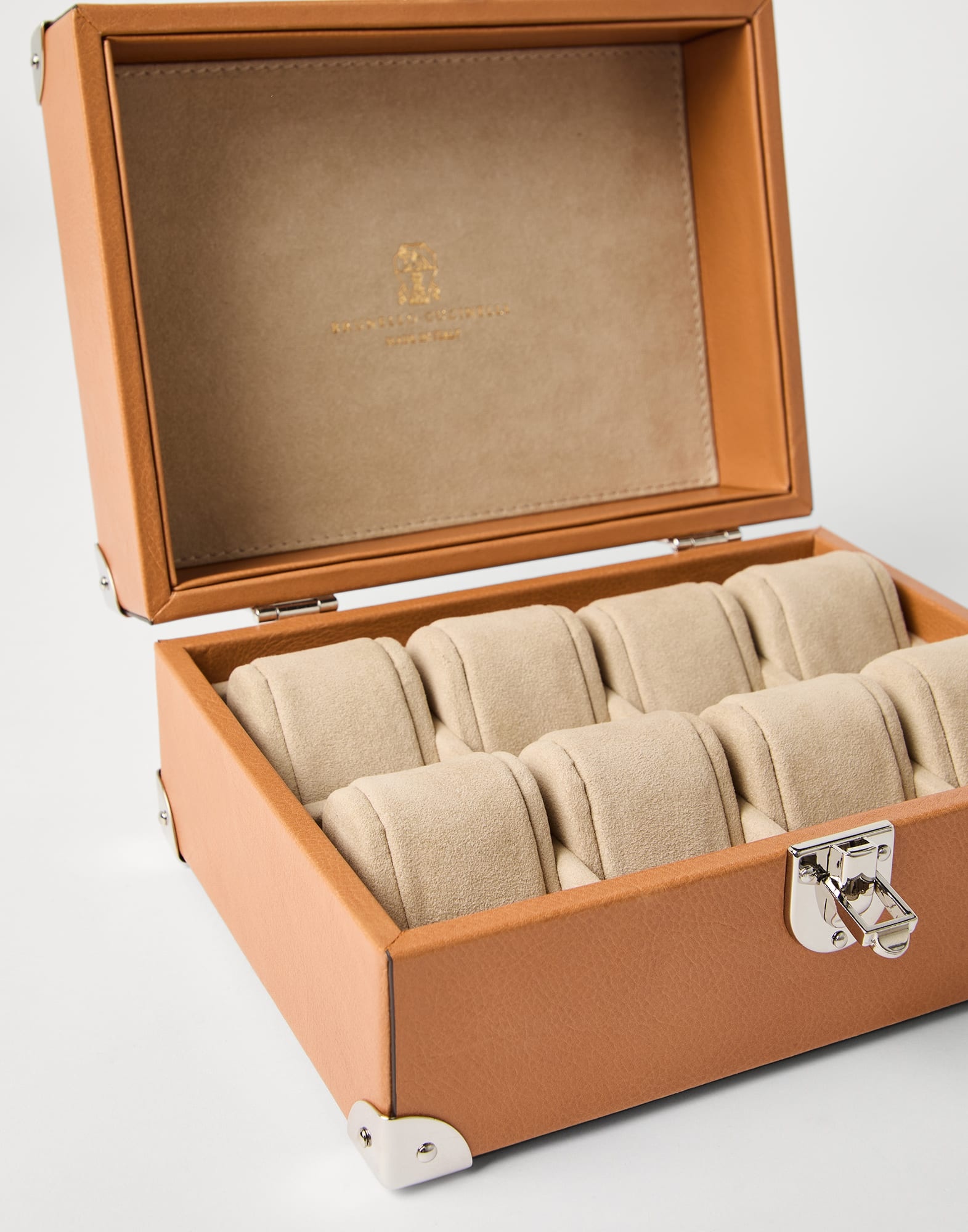 Cowhide watch box - 3