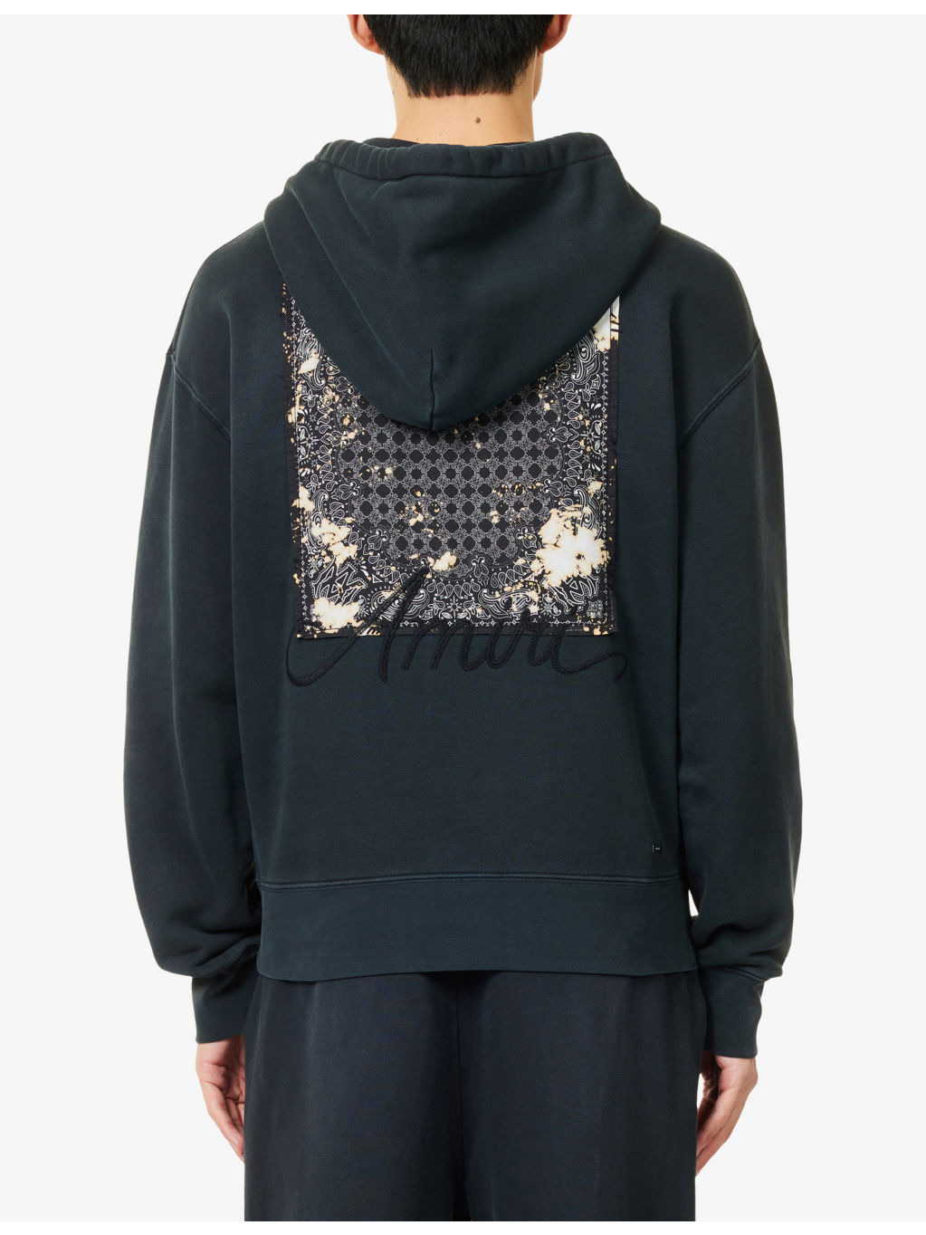 Bleach Bandana Relaxed-Fit Cotton-Jersey Hoody - 4