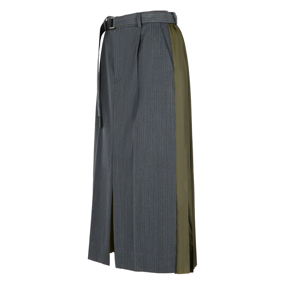 Sacai Grey Skirts - Pleated Skirts Women - 2