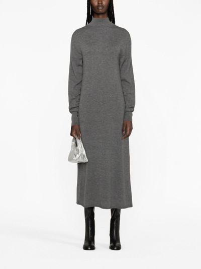 Jil Sander high-neck cashmere knitted dress outlook