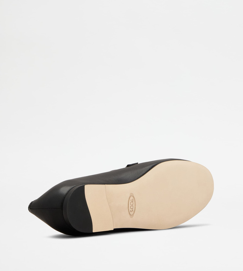 LOAFERS IN LEATHER - BLACK 4