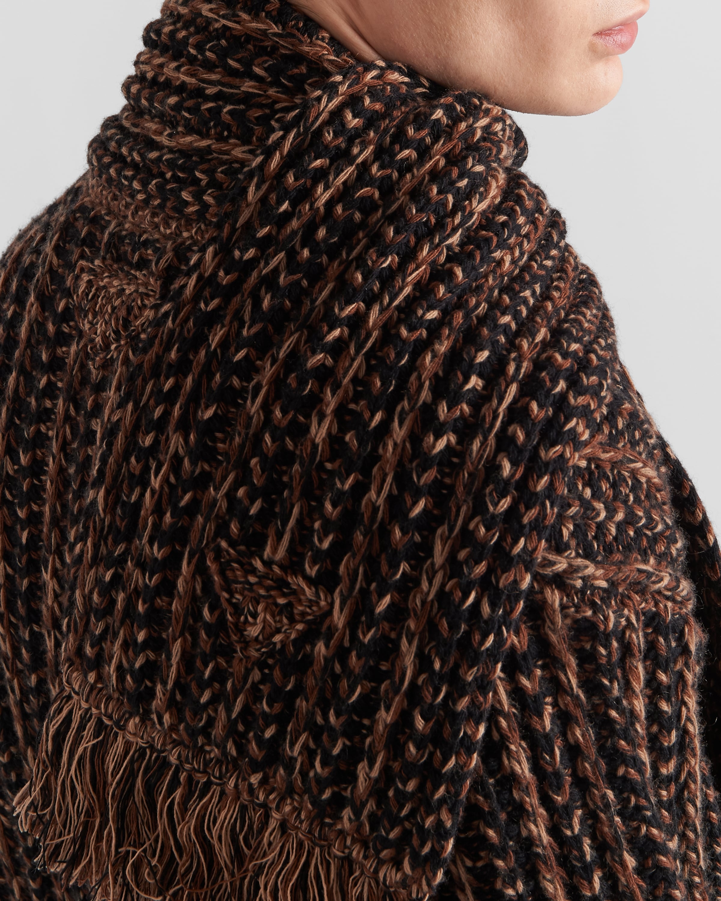 Wool and cashmere scarf - 3