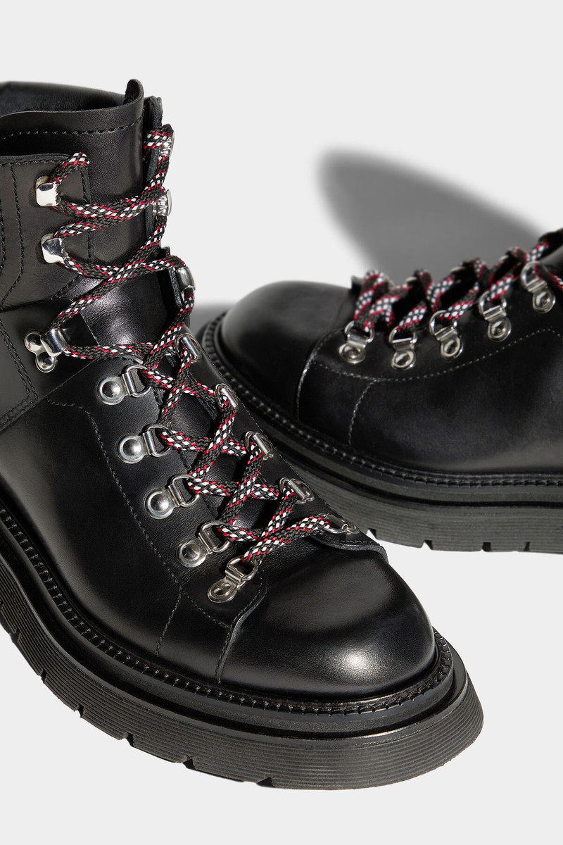 IBRA BLACK ON BLACK ANKLE BOOTS 4