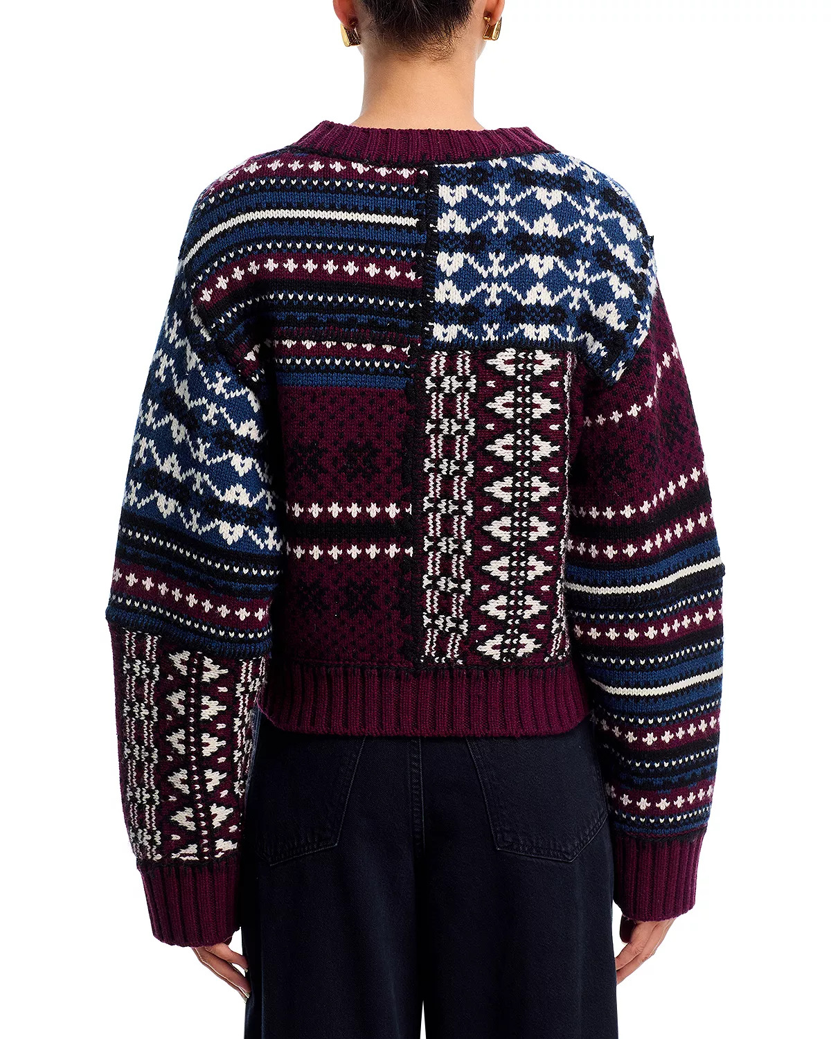 Linea Fair Isle Cardigan Sweater - 3