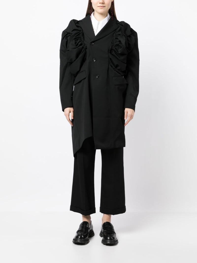 Comme Des Garçons asymmetric oversized blazer outlook