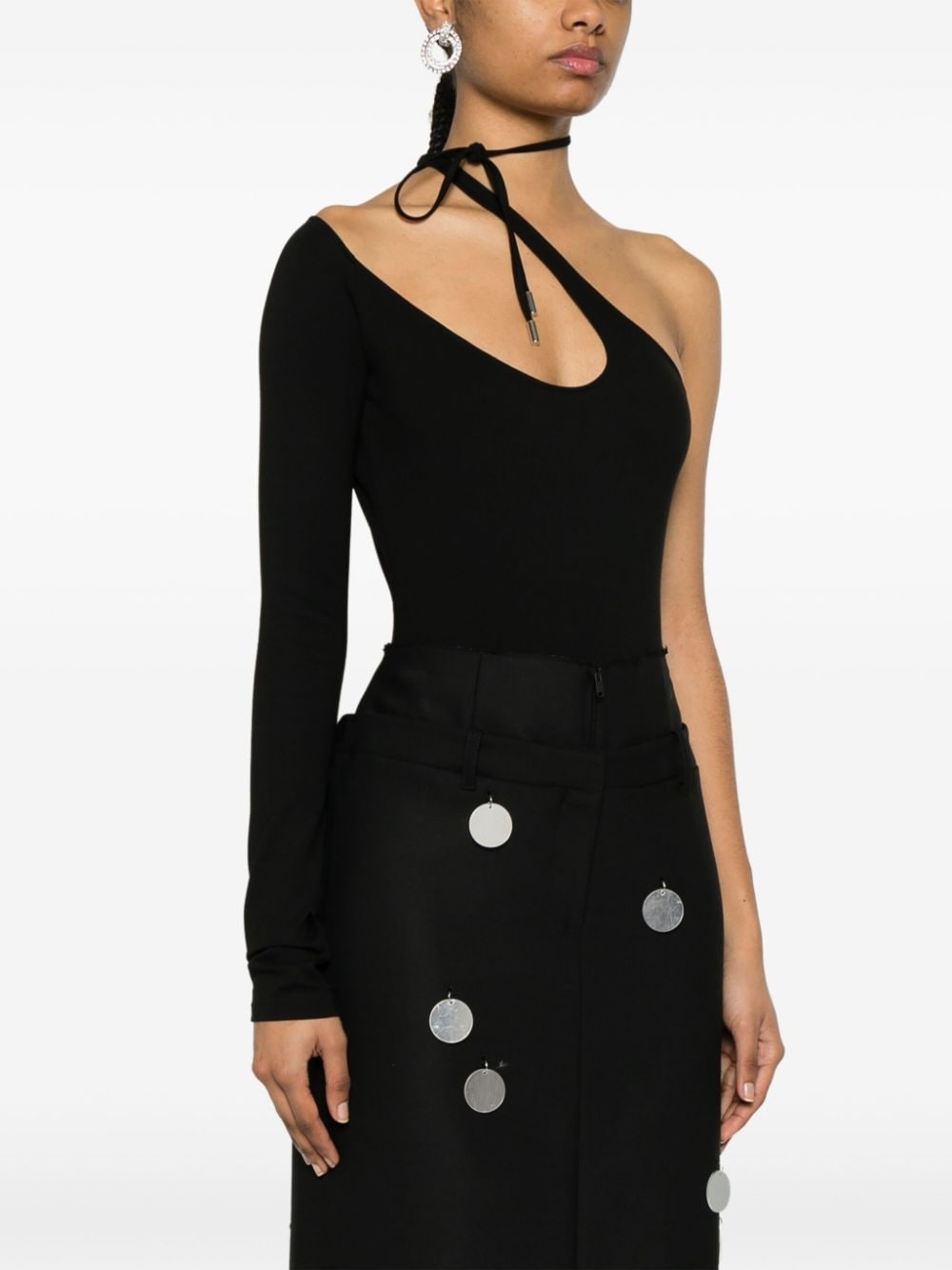 cut-out bodysuit - 3