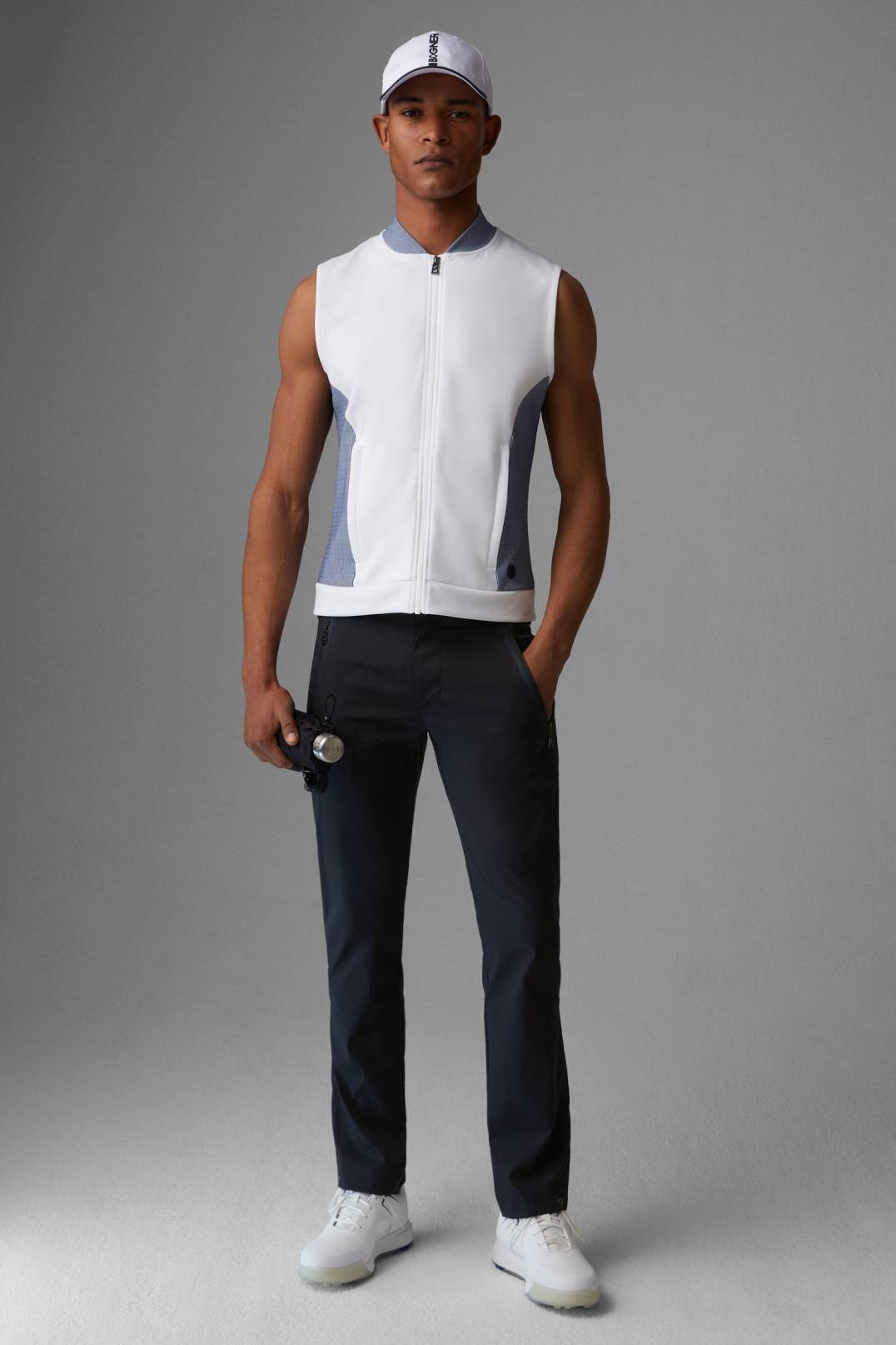 NICOLAS FUNCTIONAL CHINOS IN NAVY BLUE - 4