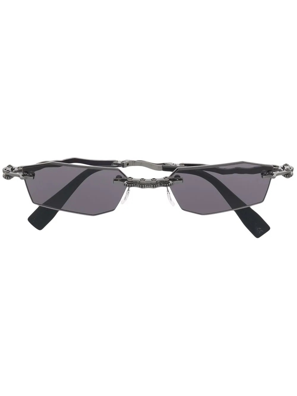 H40 rectangle-frame sunglasses - 1