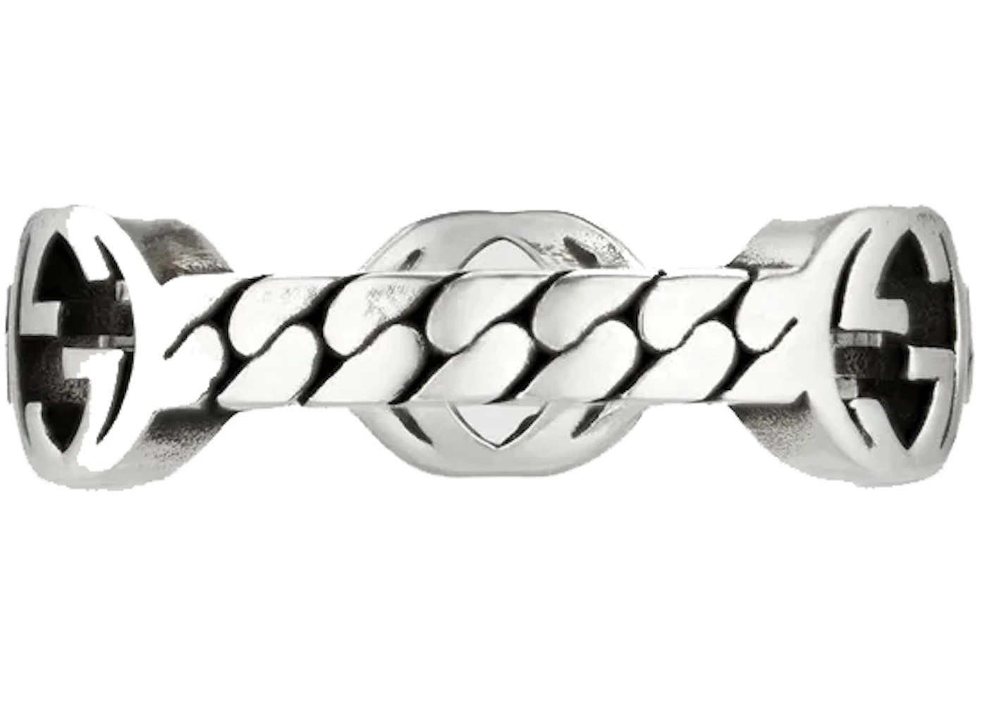 Gucci Interlocking G Ring Silver - 3