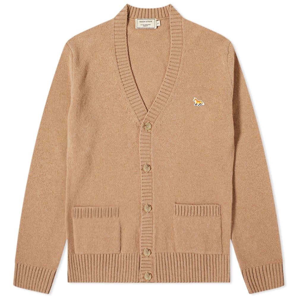 Maison Kitsuné Fox Lambswool Cardigan - 1