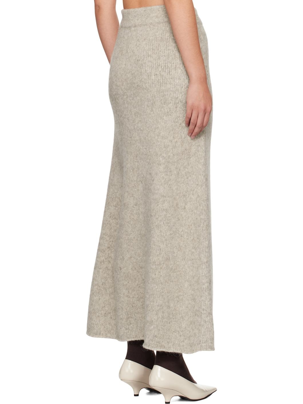 Gray Loft Maxi Skirt - 3